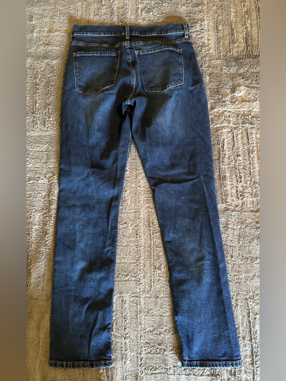 Dark Wash Boyfriend Jeans - Mott & Bow - Picture 2 of 8